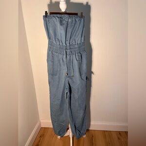 Romper with cinch waist